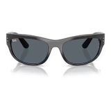 Kính mát Rayban Mega Balorama RB2289 1404R5 góc ba phần tư trên nền trắng