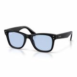 Kính mát Rayban Wayfarer Reverse RBR0502SF 667772 - Đen bóng, tròng xanh dương nhạt