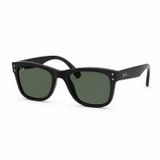Kính mát Rayban Wayfarer Reverse RBR0502SF 6677VR - Đen bóng, tròng xanh lá đậm G-15