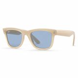 Kính mát Rayban Wayfarer Reverse RBR0502SF 678072 - Be opal phối mật ong, tròng xanh dương nhạt