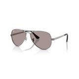Kính mát Rayban Aviator Max RB3925 004/53 - Xám súng bóng, tròng tím