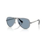 Kính mát Rayban Aviator Max RB3925 004/56 - Xám súng bóng, tròng xanh dương