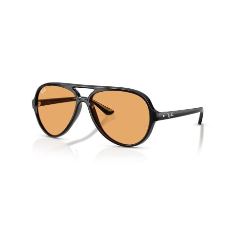 Kính mát Rayban Cats 5000 RB4125 601/33 - Đen bóng, tròng cam