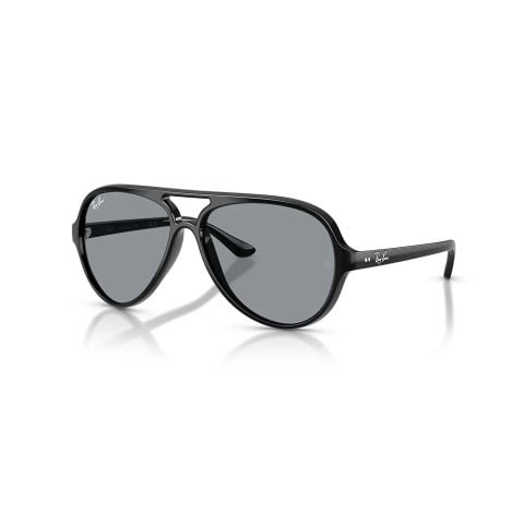 Kính mát Rayban Cats 5000 RB4125 601/R5 - Đen bóng, tròng xám