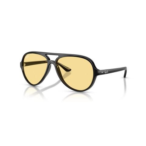 Kính mát Rayban Cats 5000 RB4125 601/R6 - Đen bóng, tròng vàng