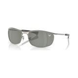 Kính mát Rayban Star Wars The Mandalorian Olympian Deluxe RB3119M 928040 trên nền trắng