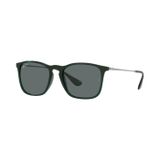 Kính mát Rayban Chris RB4187F 666381 trên nền trắng