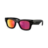 Kính mát Rayban A$AP Rocky Wayfarer Puffer RB4940 601/6Q trên nền trắng