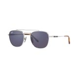 Kính mát Rayban Frank Ii Titanium RB8258 3139/O4 trên nền trắng