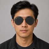 Kính mát Rayban Aviator Reverse RBR0101S 002/GR - Đen bóng, tròng xám đậm