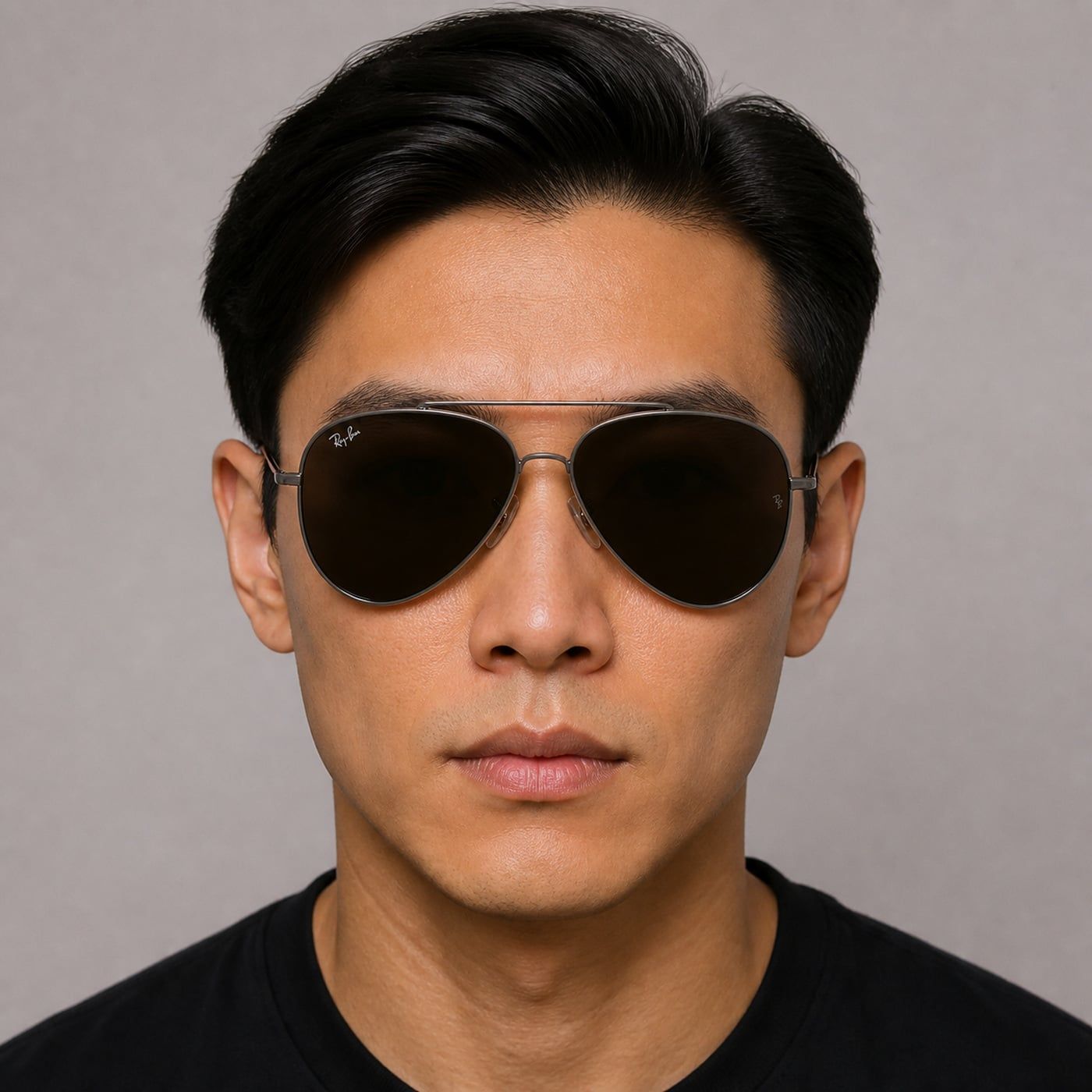 Kính mát Rayban Aviator Reverse RBR0101S 004/83 - Xám gunmetal bóng, tròng nâu đậm phân cực