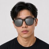 Kính mát Rayban Boyfriend Reverse RBR0501S 6707GS - Xám đậm trong suốt, tròng xám tráng gương bạc