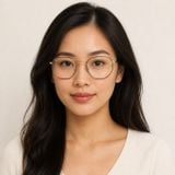 Gọng kính Rayban Hexagonal RX6448F 2991 - Vàng Arista bóng