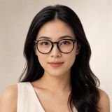 Gọng kính Rayban Hexagonal RX7151F 2000 - Đen bóng