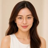 Gọng kính Rayban Hexagonal RX8148V 1225 - Vàng Legend