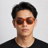 Kính mát Rayban Wayfarer Reverse RBR0502S 6712GM - Cam trong suốt, tròng xám đậm tráng gương đồng