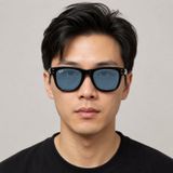 Kính mát Rayban Wayfarer Reverse RBR0502SF 667772 - Đen bóng, tròng xanh dương nhạt