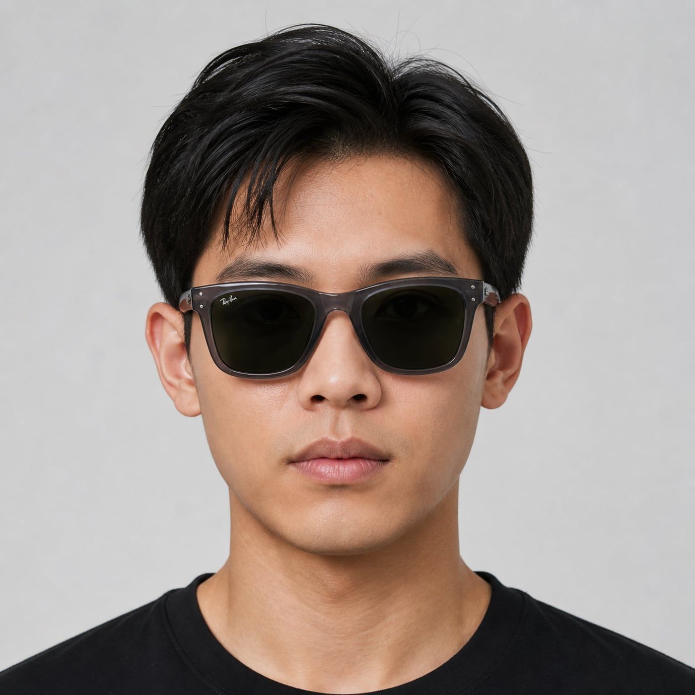 Kính mát Rayban Wayfarer Reverse RBR0502SF 6707GR - Xám đậm trong suốt, tròng xám đậm