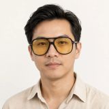 Kính mát Rayban Bill RB2198 901/R6 - Đen bóng, tròng vàng