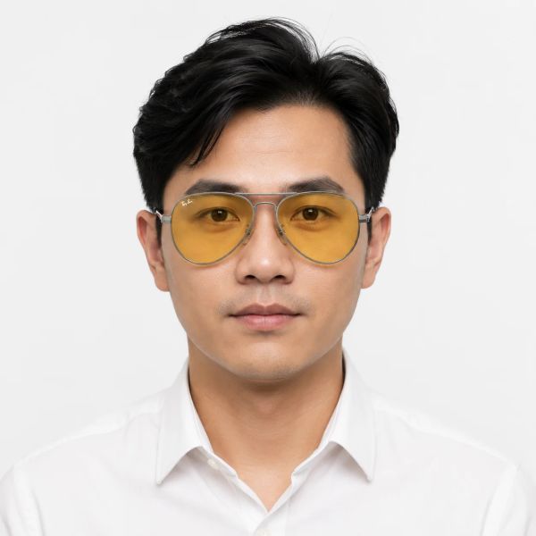 Kính mát Rayban Aviator Max RB3925 004/R6 - Xám súng bóng, tròng vàng