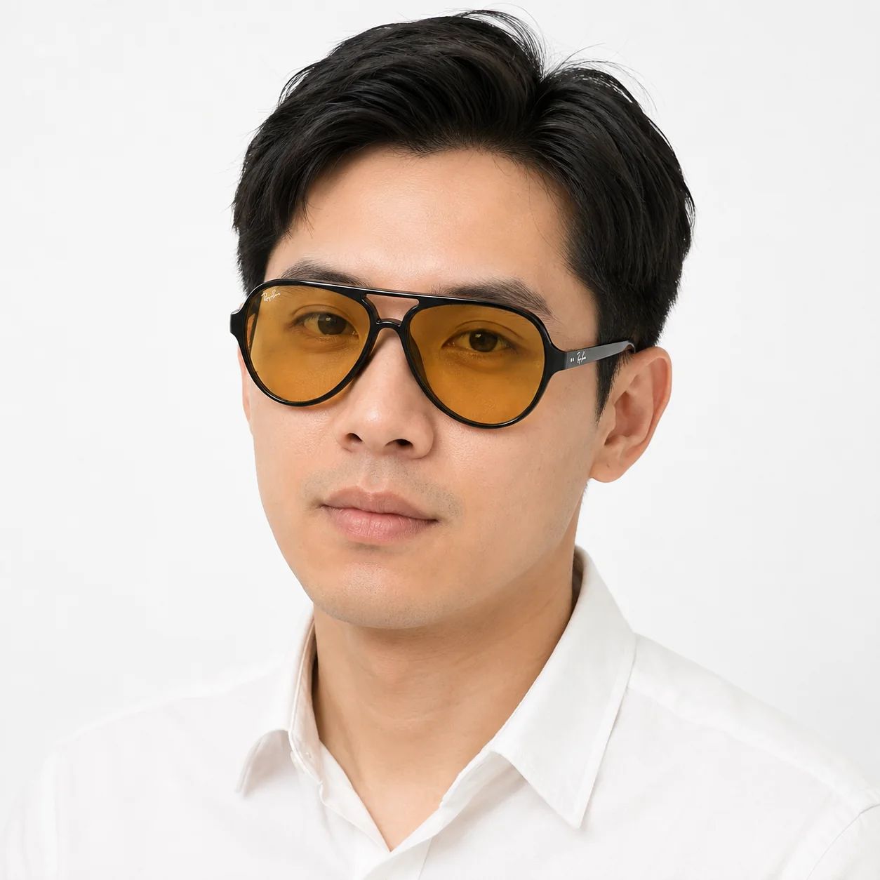 Kính mát Rayban Cats 5000 RB4125 601/R6 - Đen bóng, tròng vàng
