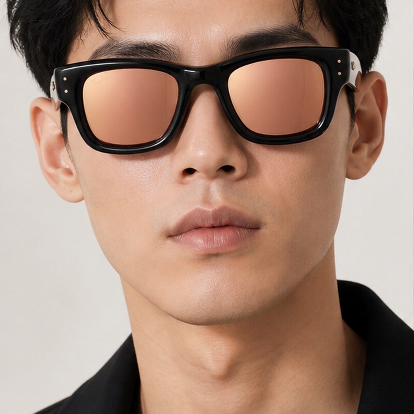 Kính mát Rayban A$AP Rocky Wayfarer Puffer RB4940 601/7J trên nền trắng
