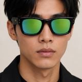 Kính mát Rayban A$AP Rocky Wayfarer Puffer RB4940 601/8N trên nền trắng