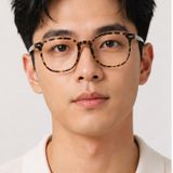 Gọng kính Rayban Elliot RX5397F 8173 trên nền trắng