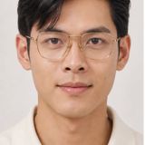 Gọng kính Rayban Frank Titanium RX8258V 1220 trên nền trắng