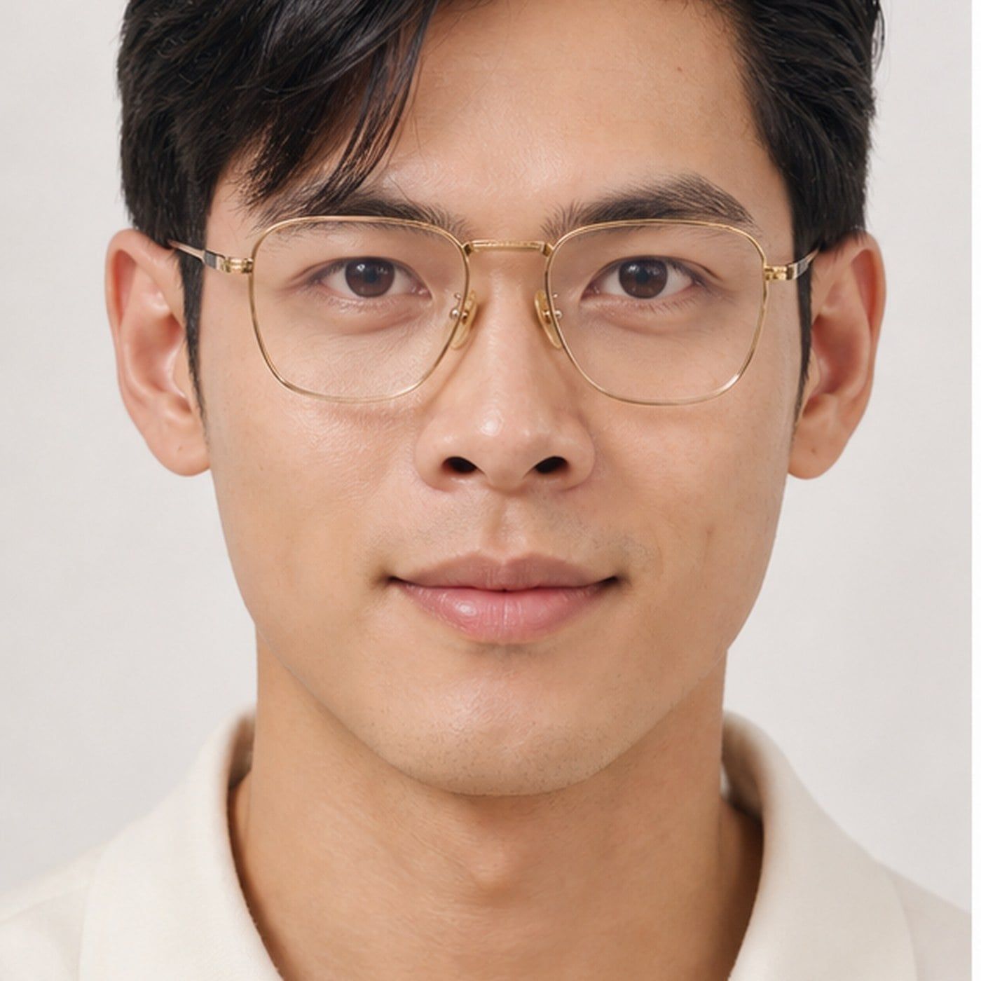 Gọng kính Rayban Frank Titanium RX8258V 1220 trên nền trắng