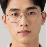 Gọng kính Rayban Frank Titanium RX8258V 1236 trên nền trắng