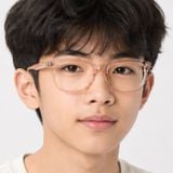 Gọng kính trẻ em Rayban Star Wars Grogu Mini New Wayfarer Optics RY1642F 7539 trên nền trắng