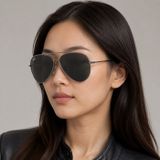 Kính mát Rayban Aviator Reverse RBR0101S 004/81 - Xám gunmetal bóng, tròng xám đậm phân cực