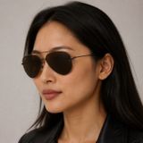 Kính mát Rayban Aviator Reverse RBR0101S 004/83 - Xám gunmetal bóng, tròng nâu đậm phân cực