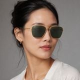 Kính mát Rayban Caravan Reverse RBR0102S 001/VR - Vàng Arista bóng, tròng xanh lá đậm G-15