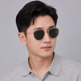 Kính mát Rayban Hexagonal RB8148 921658 - Vàng Legend, tròng xanh lá phân cực
