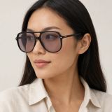 Kính mát Rayban Bill RB2198 901/53 - Đen bóng, tròng tím
