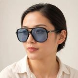 Kính mát Rayban Bill RB2198 901/56 - Đen bóng, tròng xanh dương