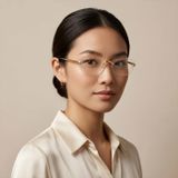 Gọng kính Rayban A$AP Rocky Metal 2026 RX3928V 2500 - Gọng vàng Arista, tròng demo trong suốt