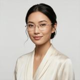 Gọng kính Rayban A$AP Rocky Metal 2026 RX3929V 3207 - Gọng hồng nhạt, tròng demo trong suốt