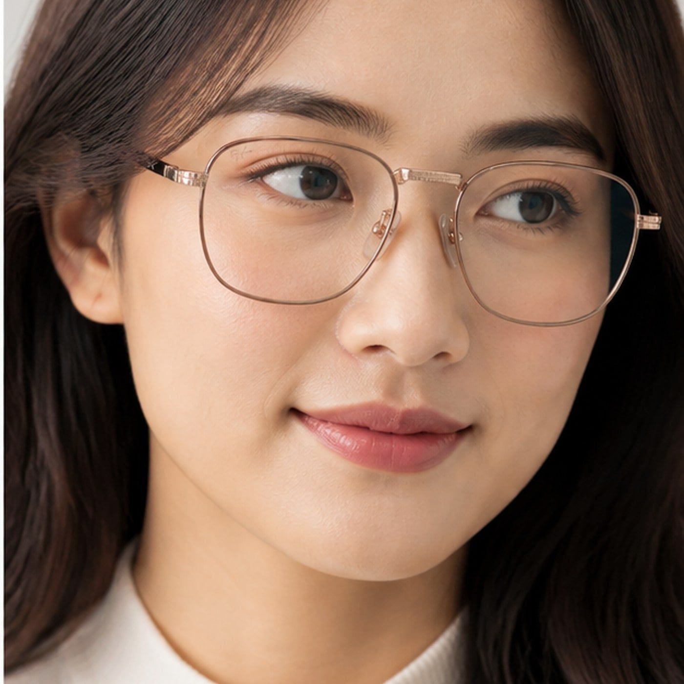 Gọng kính Rayban Frank Titanium RX8258V 1236 trên nền trắng