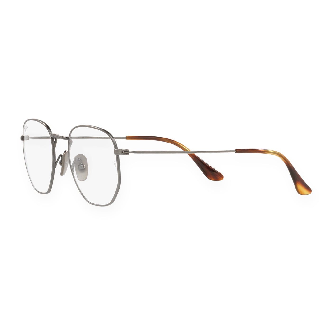 Gọng kính Rayban Hexagonal RX8148V 1223 - Xám gunmetal bán bóng