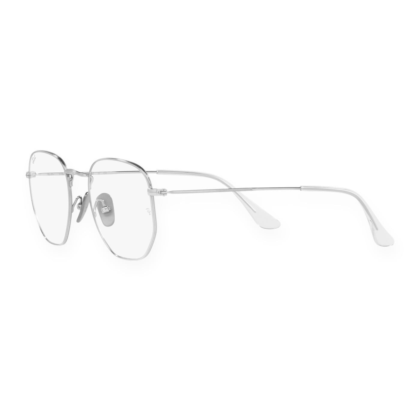 Gọng kính Rayban Hexagonal RX8148V 1224 - Bạc bóng