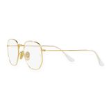 Gọng kính Rayban Hexagonal RX8148V 1225 - Vàng Legend