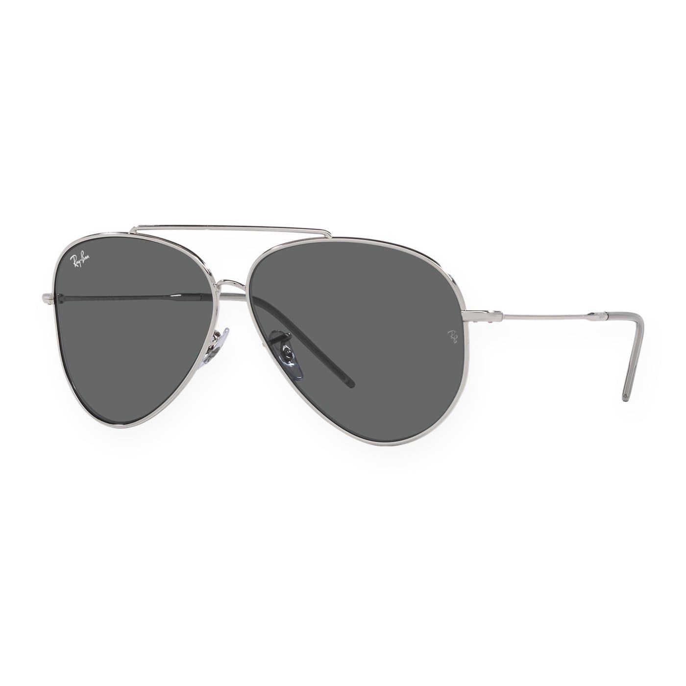 Kính mát Rayban Aviator Reverse RBR0101S 003/GR - Bạc bóng, tròng xám đậm