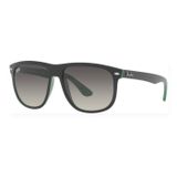 Kính mát Rayban Boyfriend RB4147 656811 góc ba phần tư trên nền trắng