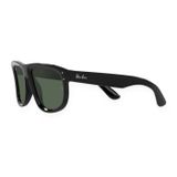 Kính mát Rayban Boyfriend Reverse RBR0501S 6677VR - Đen bóng, tròng xanh lá đậm G-15