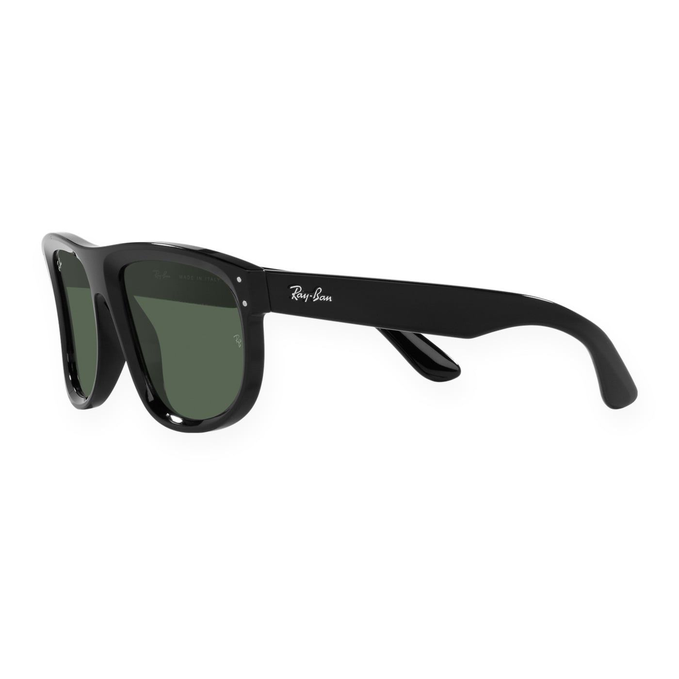Kính mát Rayban Boyfriend Reverse RBR0501S 6677VR - Đen bóng, tròng xanh lá đậm G-15