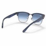 Kính mát Rayban Clubmaster Reverse RBR0504S 670879 - Xanh navy trong suốt phối gunmetal, tròng xanh dương chuyển sắc