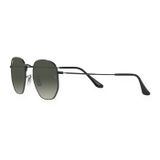 Kính mát Rayban Hexagonal RB3548 002/71 - Đen bóng, tròng xám chuyển sắc